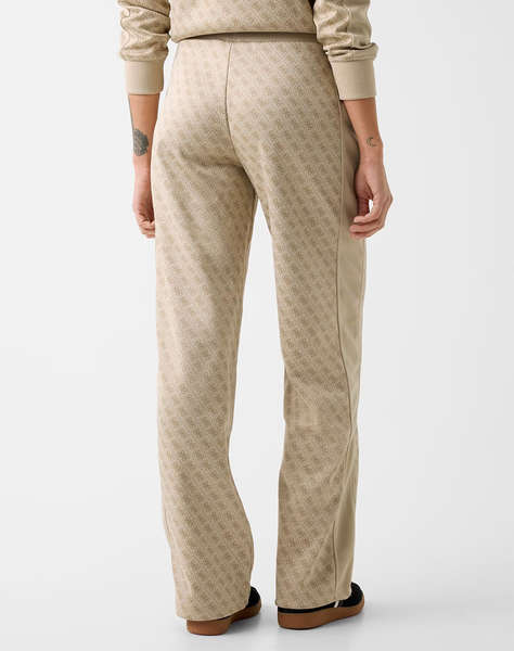 GUESS MAYA 4G WIDE LEG PANTS WOMEN''S TROUSERS