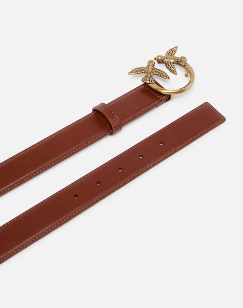 PINKO LOVE BERRY H3 BELT.LOW VITELLO