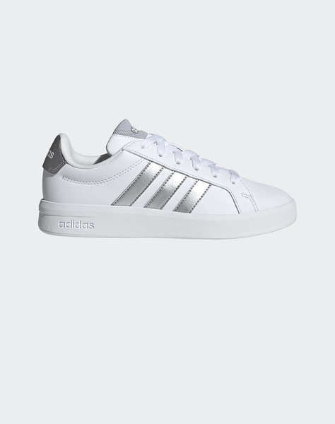 ADIDAS GRAND COURT 3.0 J FTWWHT/SILVMT/SILVMT