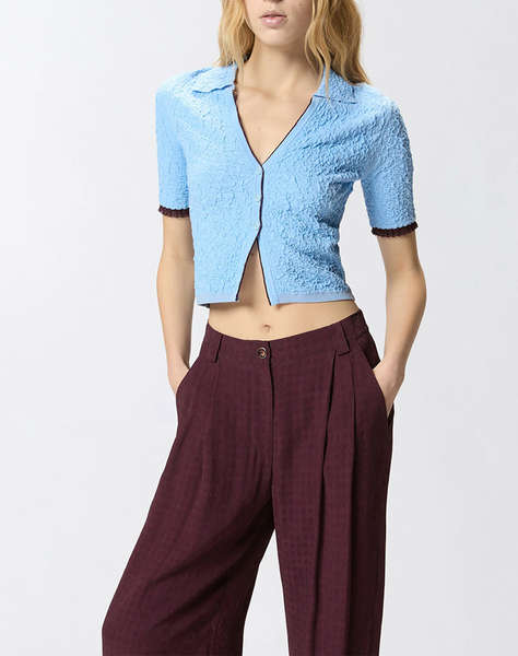 PINKO LAMPO POLO GOFFRATO