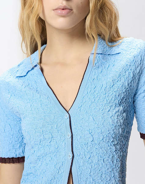 PINKO LAMPO POLO GOFFRATO