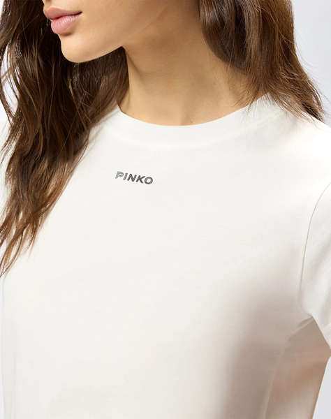 PINKO BASICO T-SHIRT JERSEY LOGO STA