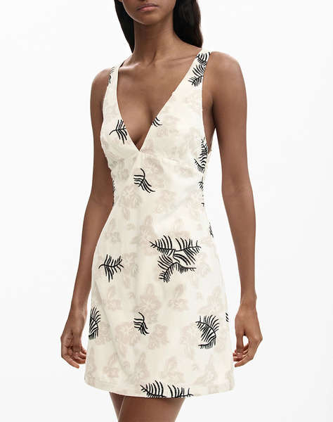 DESIGUAL VEST_SOL_ECRU WOMEN''S DRESS