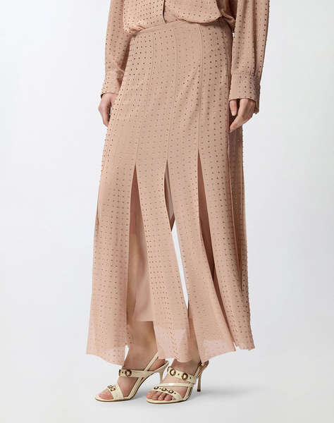 PINKO RUCOLA GONNA GEORGETTE FULL ST