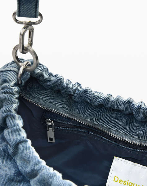 DESIGUAL BAG_HALF LOGO DENIM W WOMEN''S BAG