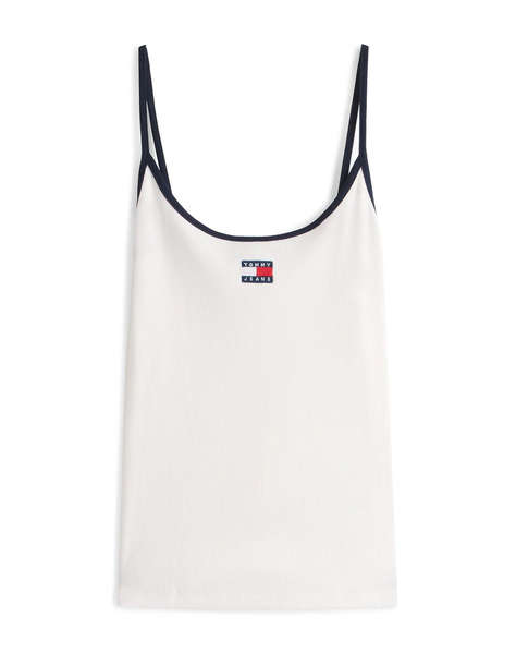 TOMMY JEANS TJW SLIM BADGE STRAPPY TOP