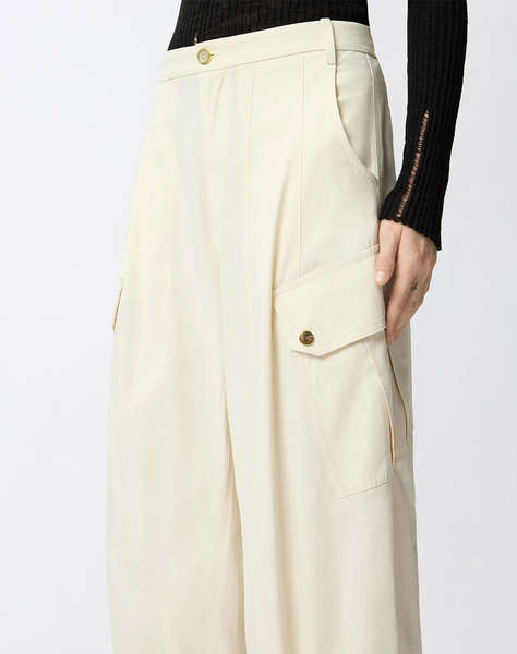 PINKO ROSALIN PANTALONE COTONE FLUID