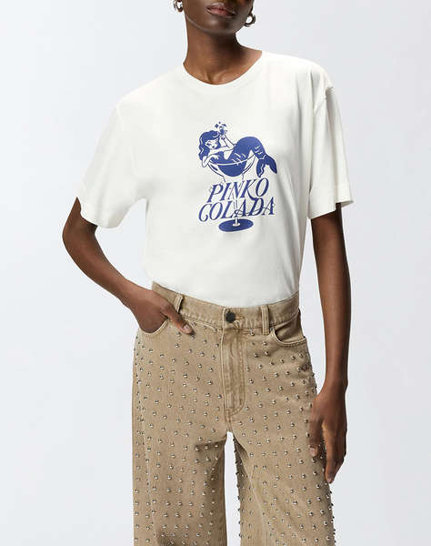 PINKO STREPITOSO T-SHIRT JERSEY ST C