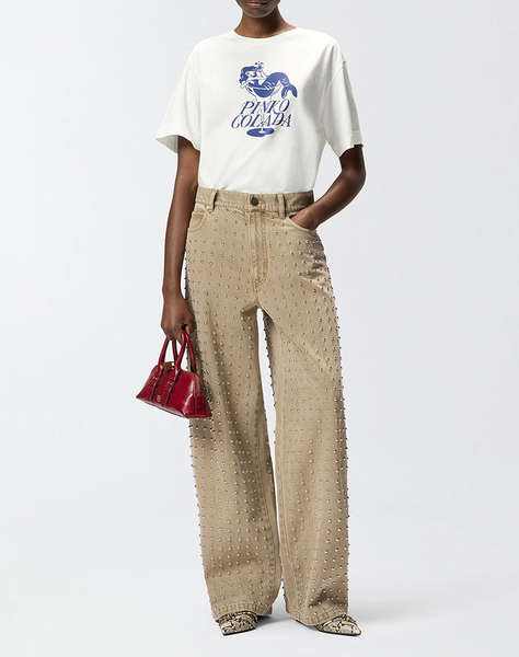 PINKO STREPITOSO T-SHIRT JERSEY ST C