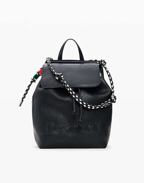DESIGUAL BACK_HALF LOGO LUENA BLAC WOMEN''S BAG