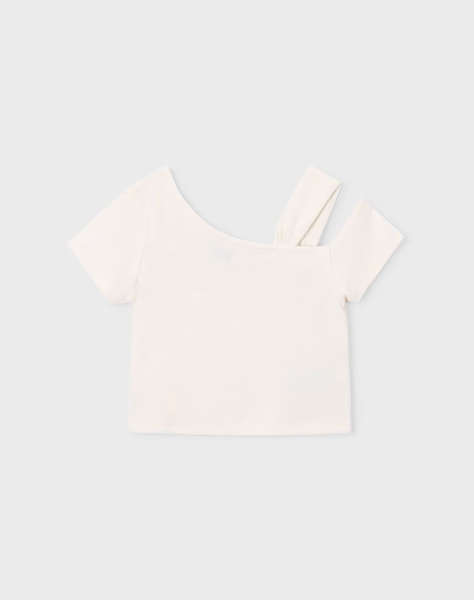 MAYORAL BLOUSE SHORT SLEEVE ASYMMETRICAL