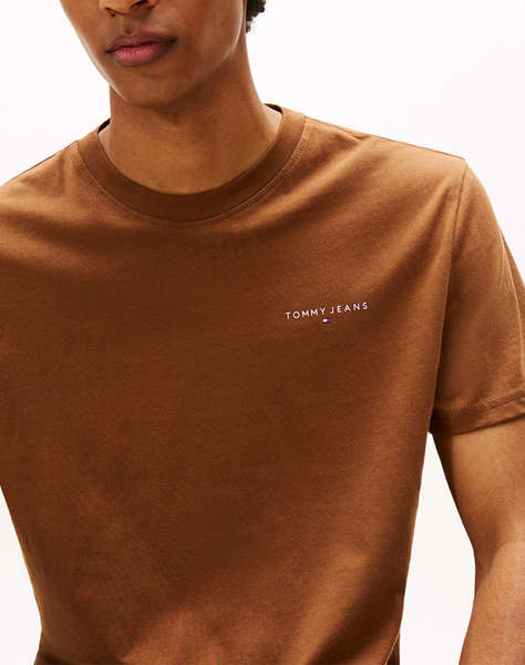 TOMMY JEANS TJM SLIM LINEAR CHEST TEE EXT