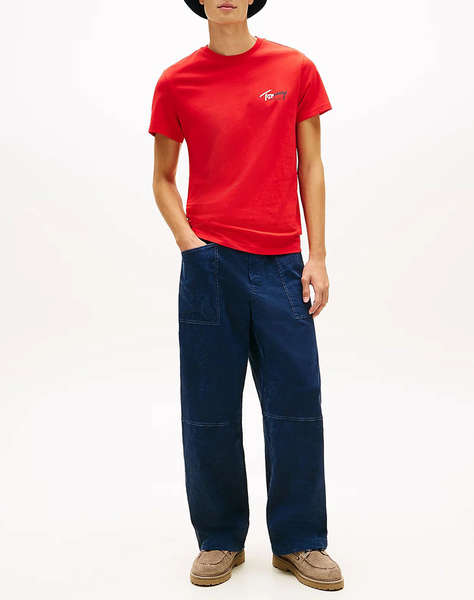 TOMMY JEANS TJM SLIM SIGN CHEST SS TEE EXT