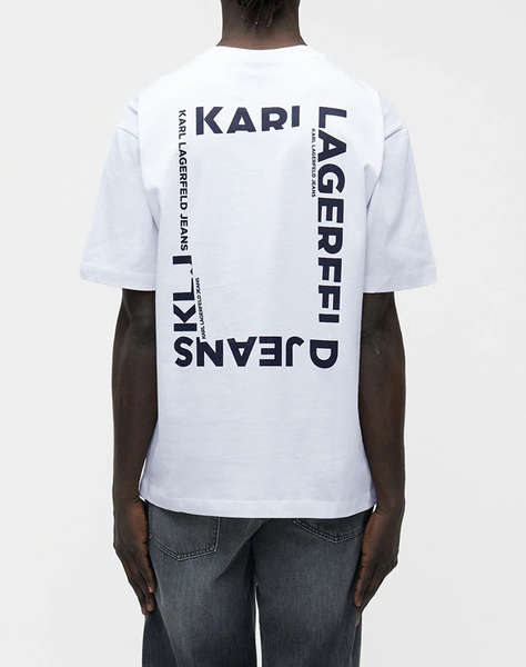 KARL LAGERFELD JEANS KLJ REG BACK FRAME TEE
