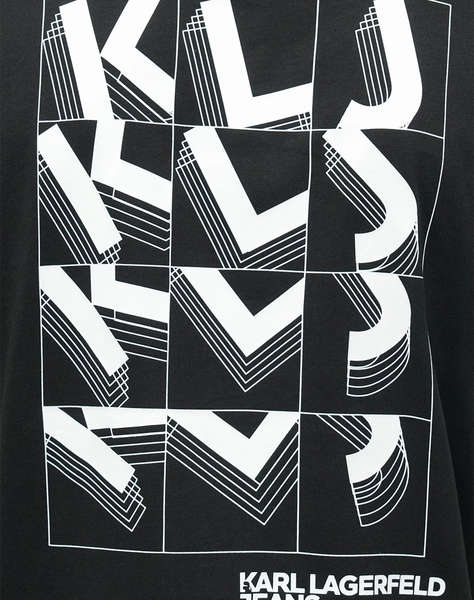 KARL LAGERFELD JEANS KLJ REG SS LETTERS TEE