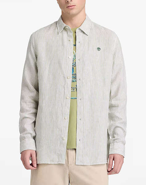 TIMBRELAND Linen Striped Shirt (Regular)