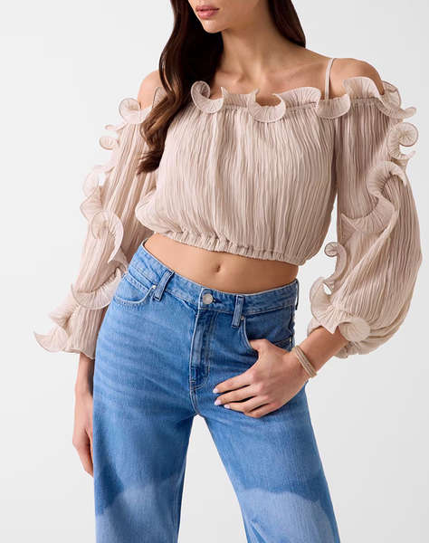 GUESS LS GABRIELLA TOP WOMEN''S SHIRT
