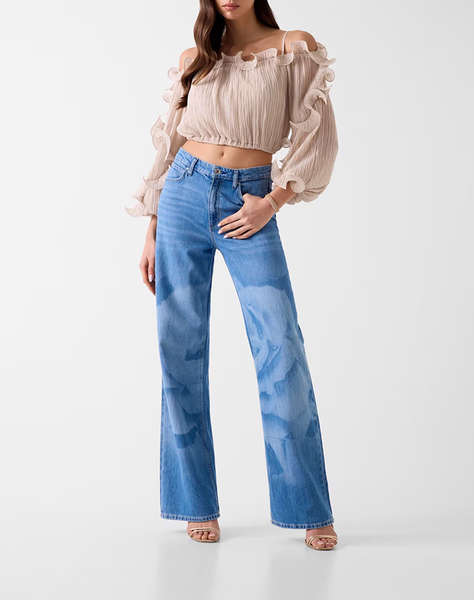 GUESS LS GABRIELLA TOP WOMEN''S SHIRT