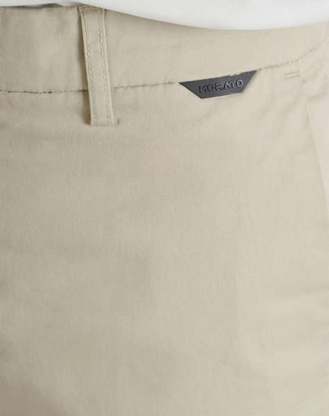 ANTONY MORATO MMSH00225FA800197 MIN OF 6 SHORTS MARK SLIM FIT IN STRETCH TWILL COTTON BLEND FABRIC WITH LOGOED RUBBER FLAG MEN''S SHORTS