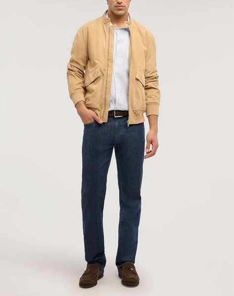 TRUSSARDI 5 POCKET 380 ICON - BLUE STONE WASH LIGHT DENIM