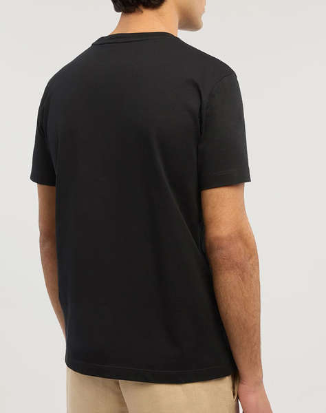 TRUSSARDI REGULAR FIT CHROMED GREYHOUND T-SHIRT