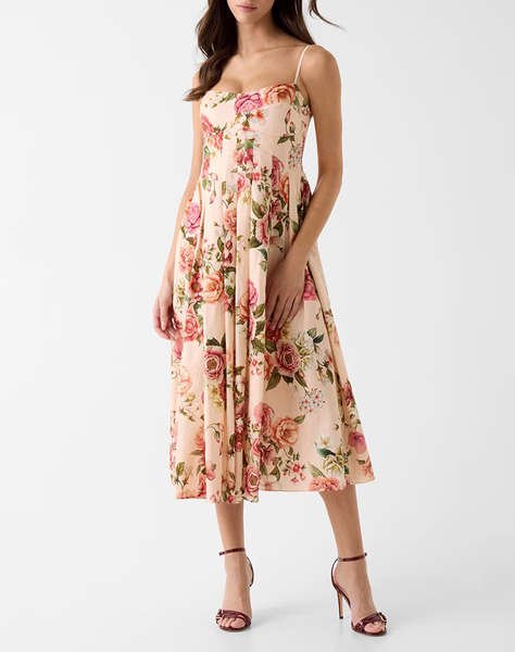 GUESS SL BRIA LINEN DRESS WOMEN''S DRESS