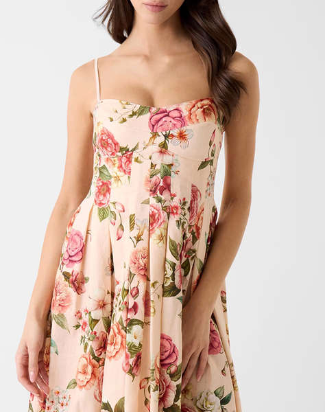 GUESS SL BRIA LINEN DRESS WOMEN''S DRESS