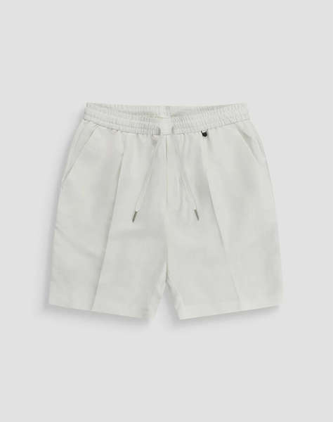 ANTONY MORATO MMSH00230FA900135 MIN OF 6 SUPER SHORT NEIL REGULAR FIT IN SLUB LINEN VISCOSE BLEND FABRIC MEN''S SHORTS