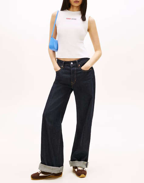 TOMMY JEANS TJW SLIM ESS LOGO 2 RIB TANK