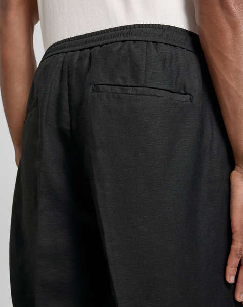 ANTONY MORATO MMSH00230FA900135 MIN OF 6 SUPER SHORT NEIL REGULAR FIT IN SLUB LINEN VISCOSE BLEND FABRIC MEN''S SHORTS