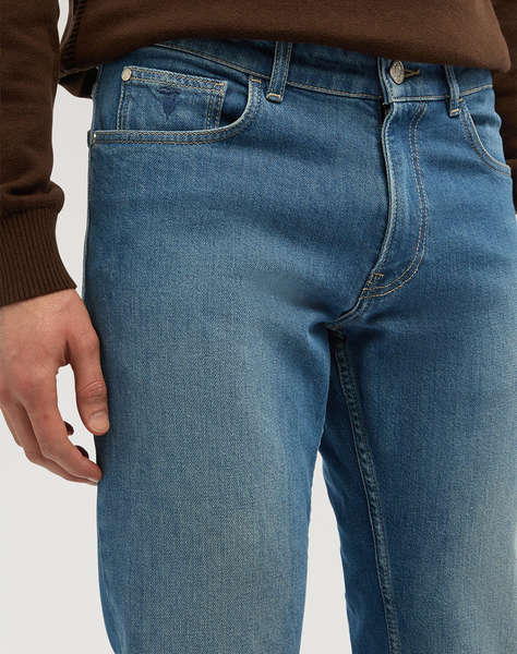 TRUSSARDI 5 POCKET 370 CLOSE - SUPER STONE WASH W CHEMICAL