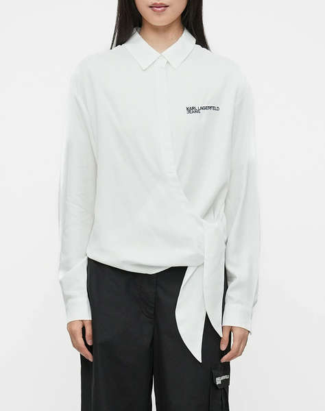 KARL LAGERFELD JEANS KLJ TIED BLOUSE