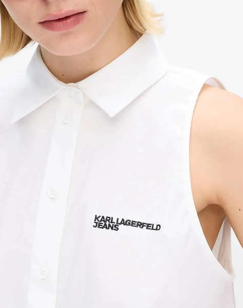 KARL LAGERFELD JEANS KLJ SLEEVELESS BLOUSE