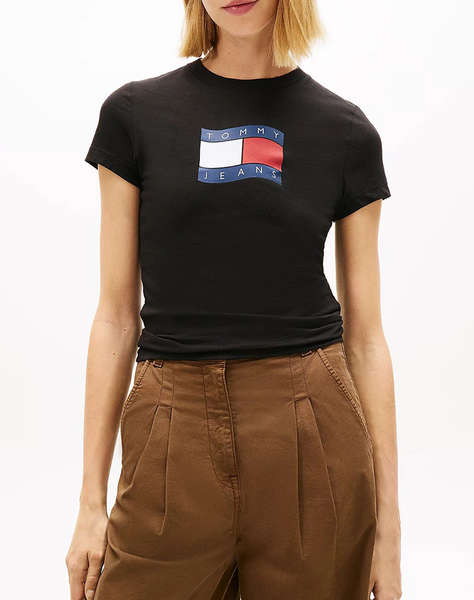 TOMMY JEANS TJW SLIM WAVY FLAG TEE EXT
