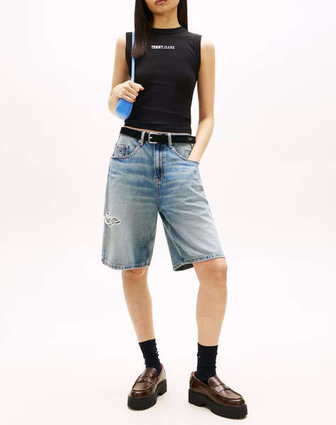 TOMMY JEANS TJW SLIM ESS LOGO 2 RIB TANK