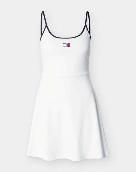 TOMMY JEANS TJW F&F STRAPPY BADGE DRESS