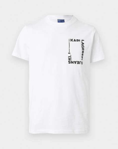 KARL LAGERFELD JEANS KLJ SLIM SS FRAME LOGO TEE