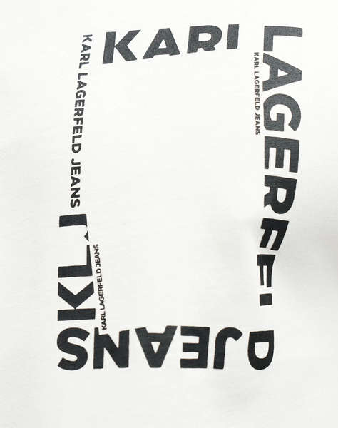 KARL LAGERFELD JEANS KLJ SLIM SS FRAME LOGO TEE