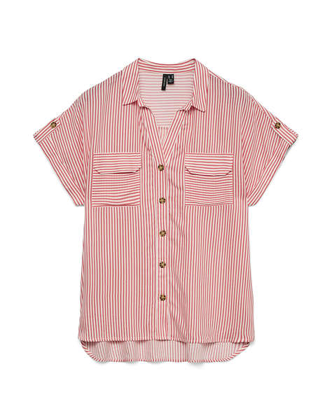 VERO MODA VMBUMPY SS SHIRT WVN NOOS