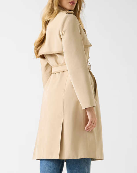 GUESS JENNY PU DETAILS TRENCH WOMEN''S JACKET
