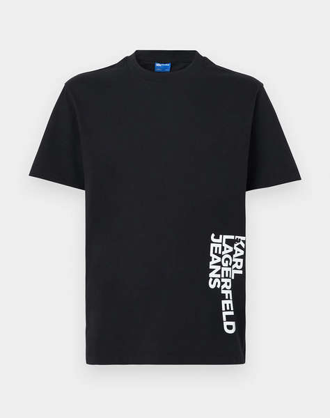 KARL LAGERFELD JEANS KLJ REG VERTICAL LOGO TEE
