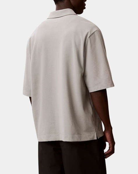 CALVIN KLEIN SS SUPIMA CHEST EMB POLO