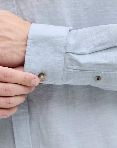 JACK&JONES JJESUMMER LINEN BLEND SHIRT L/S SN