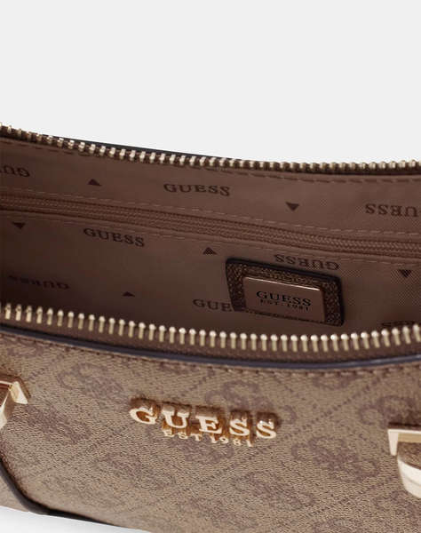 GUESS LEONA LOGO SHOULDER BAG ДАМСКА ЧАНТА
