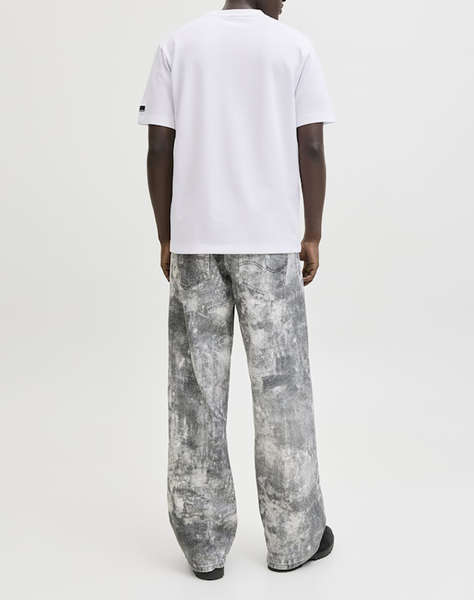 JACK&JONES JCOFUSION BADGE TEE SS CREW NECK LN