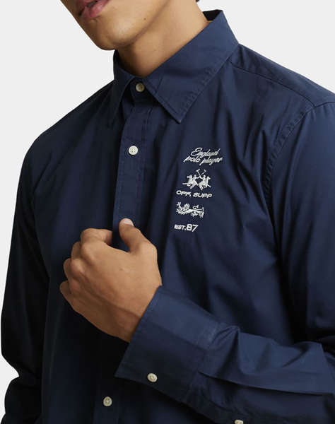 LA MARTINA РИЗА ММ MAN SHIRT L/SLEEVE POPLIN