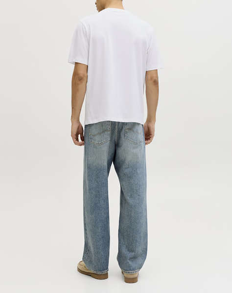 JACK&JONES JJHONOLULU SHAPE TEE SS CREW NECK LN