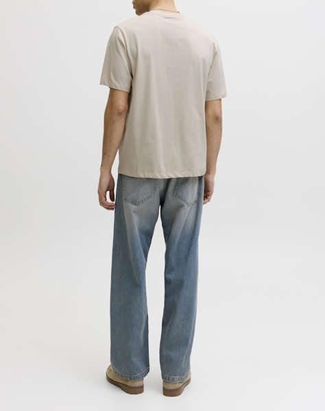 JACK&JONES JJHONOLULU SHAPE TEE SS CREW NECK LN