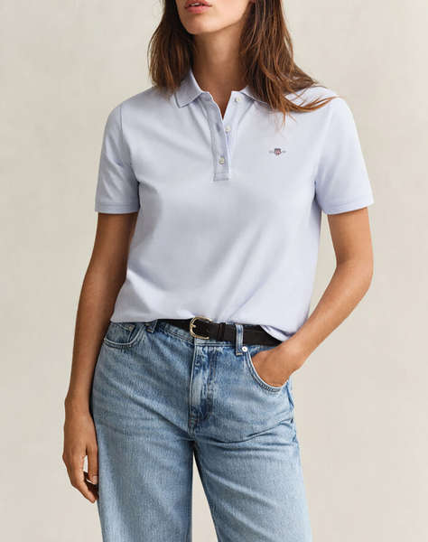 GANT БЛУЗА КМ REG SHIELD SS PIQUE POLO REG SHIELD SS PIQUE POLO