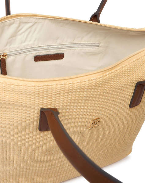 TOMMY HILFIGER POPETTE TOTE RAFFIA